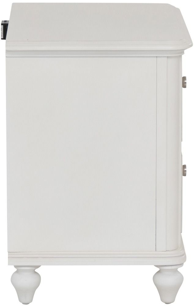 Powell® Naples Antique White Nightstand-4