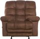 Catnapper® Machado Chocolate Oversized Chaise Rocker Recliner with Extra Extension Footrest-3