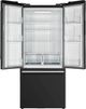 FORNO® Espresso Gallipoli 30'' 17.5 Cu. Ft. Black Counter Depth French Door Refrigerator with Ice Maker-2