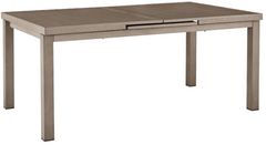Signature Design by Ashley® Beach Front Beige Aluminum Outdoor Dining Table