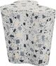 TOV Furniture Slab Black/White 18" Concrete Indoor/Outdoor Side Table-3