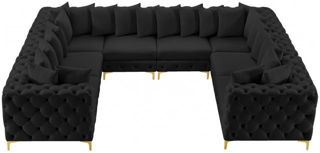 Meridian Furniture Tremblay 8-Piece Black Modular Sectional Set-2