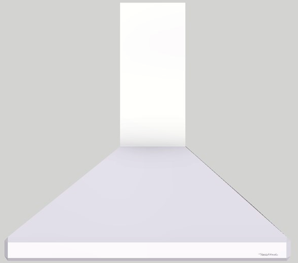 Vent-A-Hood® 36" White Wall Hood-0