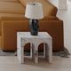 ACME Furniture Fritzy White End Table-4