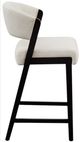 Bassett® Furniture Asher Bone/Ebony Upholstered Counter Stool-2