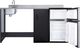 Summit® 72" Black/Stainless Steel Barrier-Free All-in-one Kitchenette-4