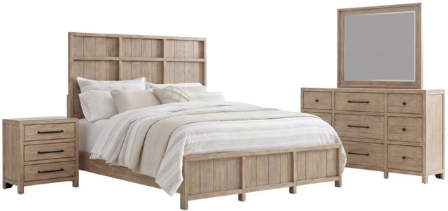 Liberty Furniture Proximity Place 4-Piece Barley Buff California King Bedroom Set-0