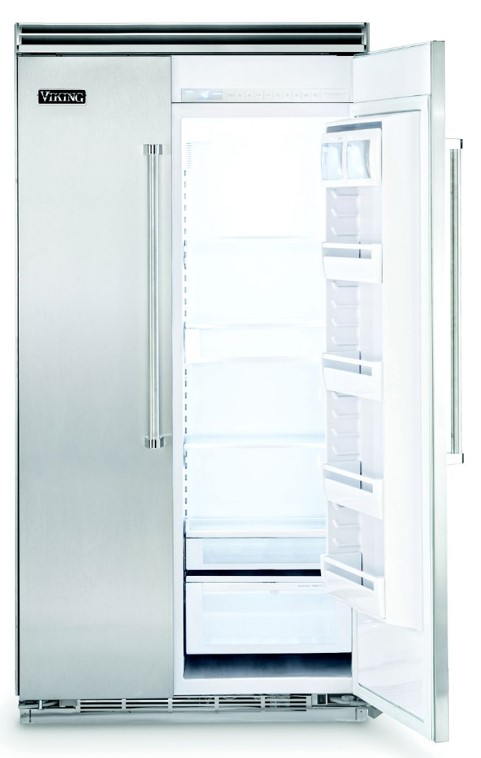 Viking® 42 in. November Sky Side-by-Side Freezer Refrigerator