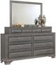 Mazin Furniture Milton Gray Mirror-1