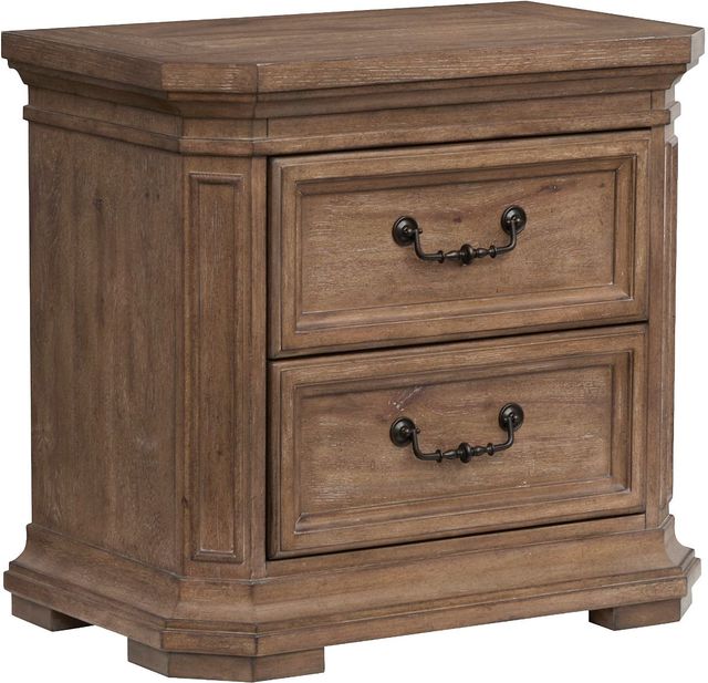 Magnussen Home® Adler Court Florentine Walnut Drawer Nightstand-0