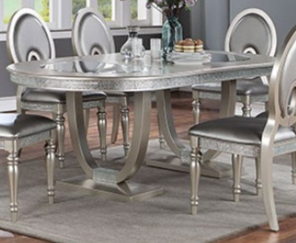 Premier Housewares Cassini Gold Finish Iron LED Table Mirror