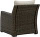 Signature Design by Ashley® Brook Ranch Brown Aluminum Outdoor Lounge Chair-3