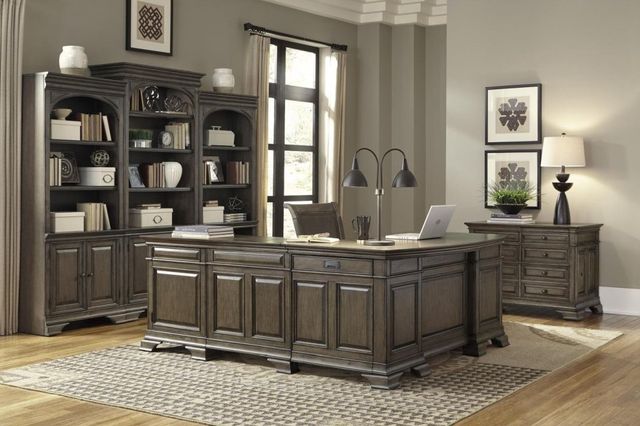 Aspenhome® Arcadia Truffle Office Arm Chair-2
