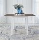 Liberty Furniture Landale Chestnut Drop Leaf Dining Table with White Base-1