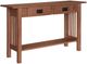 Country Classic Collection Customizable Mission 2-Drawer Sofa Table-0