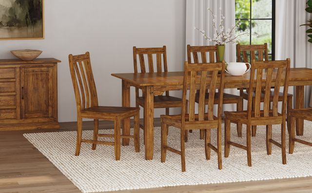 A-America® Silverdale Russet Slatback Dining Chair-1