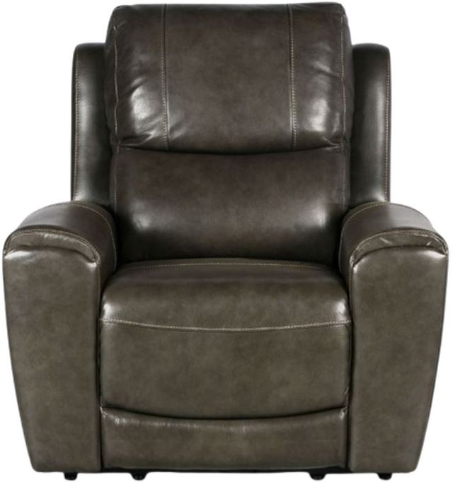 Steve Silver Co. Laurel Gray Dual Power Reclining Chair-1