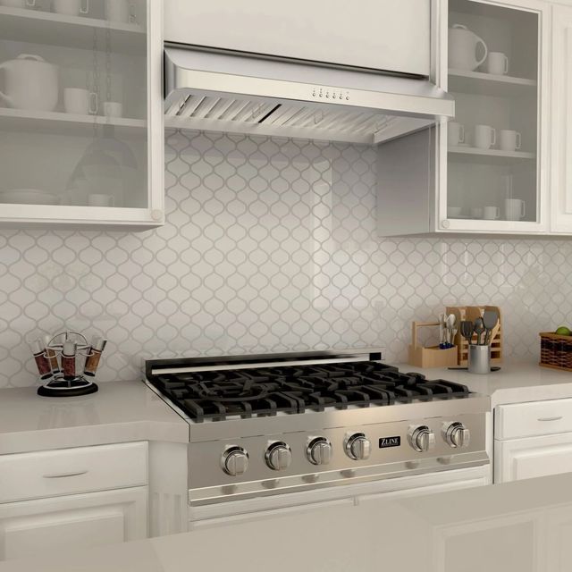 ZLINE 36" Brushed Stainless Steel Under Cabinet Range Hood-1