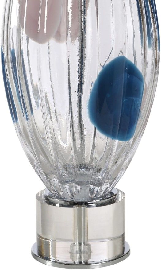 Renwil® Everren Luxor Blue/Clear Table Lamp-2