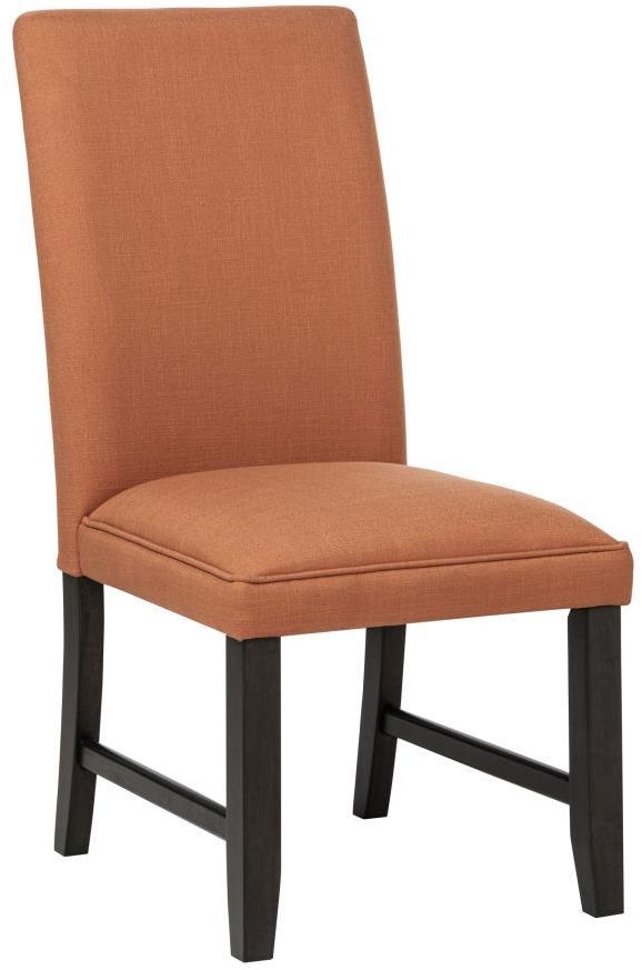 Coaster® Berning 2-Piece Salmon Orange Upholstered Dining Side Chair Set-3
