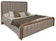 International Furniture Direct Mezquite Light Gray/Natural Upholstered Queen Panel Bed-0