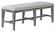 Najarian Furniture Oceanside Gray Oak Bench-0