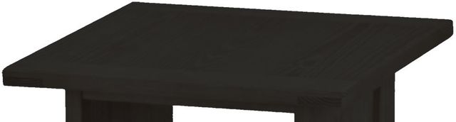 Crate Designs™ Furniture Espresso Lacquer Top Corner Table-1