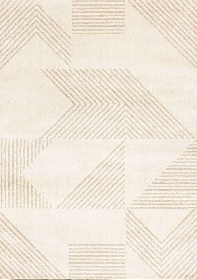 Kalora Interiors Hayden Beige/Cream 5'x8' Area Rug-0