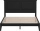 Rize Home Cottage Style Ebony Black Full Panel Bed-1