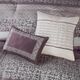 Olliix by Madison Park Rhapsody 7 Piece Purple California King Jacquard Comforter Set-4