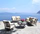 CabanaCoast® Customizable Bloom Aluminum Outdoor Loveseat-3