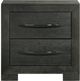 Elements International Allan Black Nightstand -1