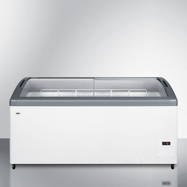Summit® 67" 17.1 Cu. Ft. White Chest Freezer-2