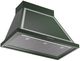 Ilve® Nostalgie II Noblesse 36" Emerald Green Wall Mounted Range Hood with Chrome Trim-1