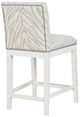 Fairfield® Customizable Nova Counter Stool with Linen Legs-3