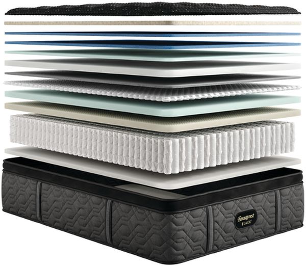 Beautyrest Black® Series 3 Pocketed Coil® 16.75" Plush Pillow Top Queen Mattress-2