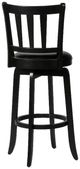 HH2 Home Presque Isle Black Swivel Bar Stool-2