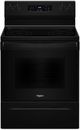 Whirlpool® 30" Black Freestanding Electric Range-0