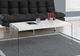 Monarch Specialties Inc. Glossy White Coffee Table with Tempered Glass Frame -1