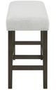 New Classic® Home Furnishings Carissa Espresso/Stone Counter Dining Bench-3