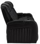 Signature Design by Ashley® Caveman Den Midnight Power Reclining Sofa with Adjustable Headrest-3
