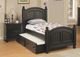 Winners Only® Cape Cod Ebony Twin Panel Bed-1
