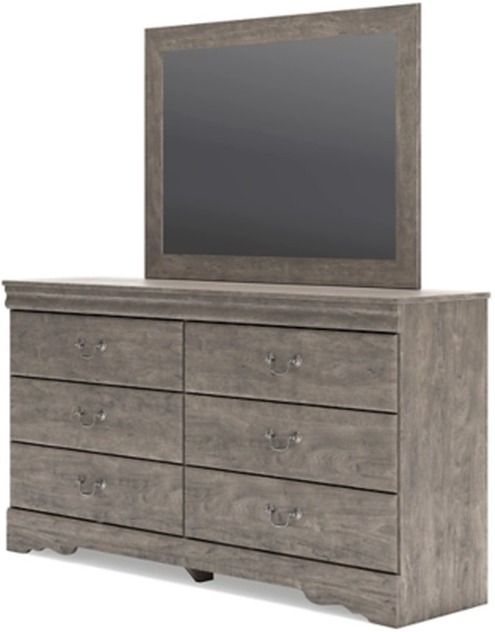 Signature Design by Ashley® Bayzor Gray Dresser and Mirror Set-3