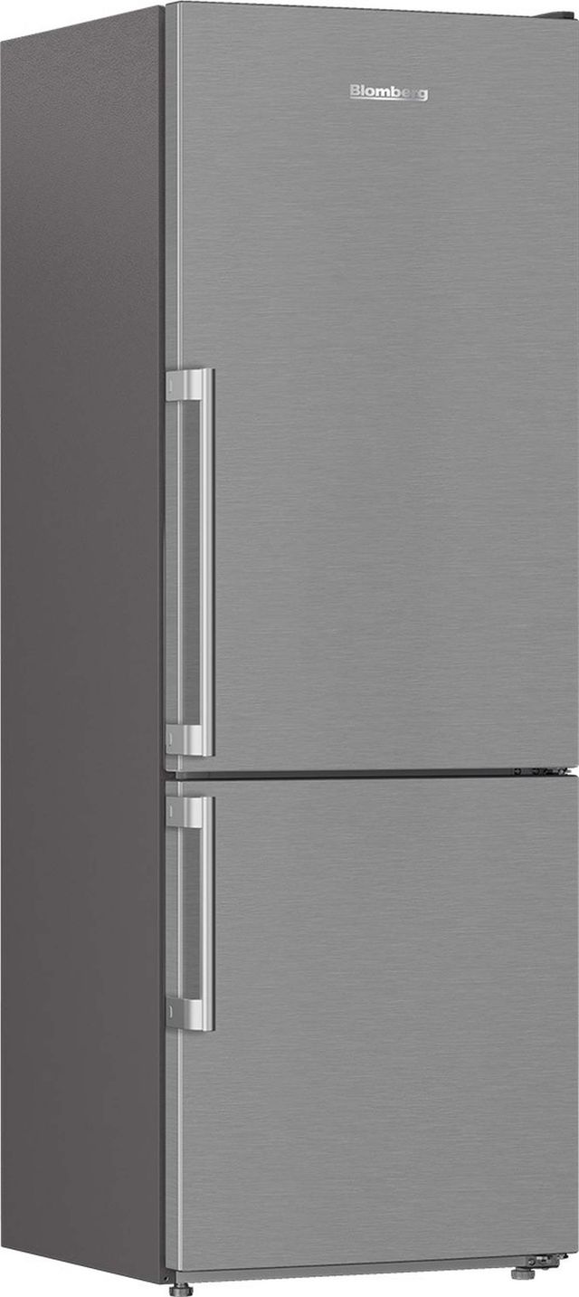 Blomberg® 11.4 Cu. Ft. Stainless Steel Counter-Depth Bottom Freezer Refigerator-2
