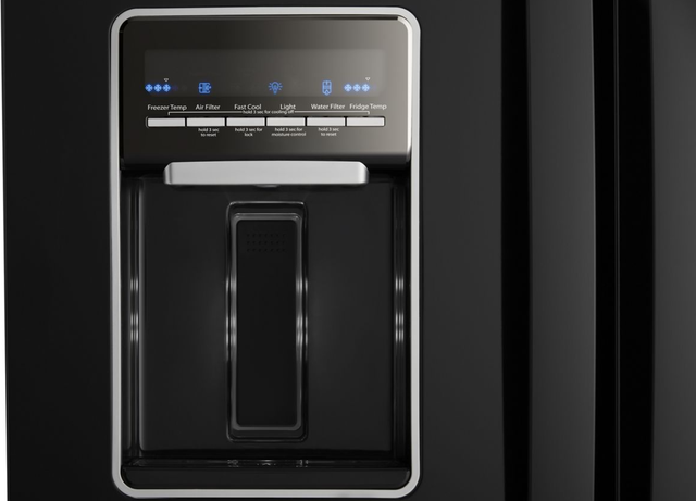 Whirlpool® 30" 19.7 Cu. Ft. Black French Door Refrigerator-3