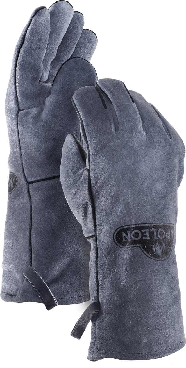 Napoleon Blue Genuine Leather BBQ Gloves-0
