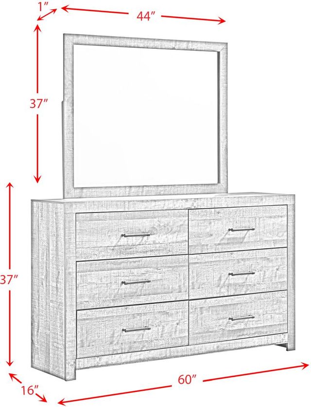 Elements International Bailey Drift Dresser and Mirror-3