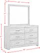 Elements International Bailey Drift Dresser and Mirror-3