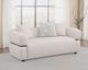 Coaster® Jeanette 73" Beige Upholstered Round Arm Loveseat-1