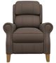 Best® Home Furnishings Customizable Joanna Leather Power Tilt Headrest High Leg Recliner with Honey Birch Legs-1